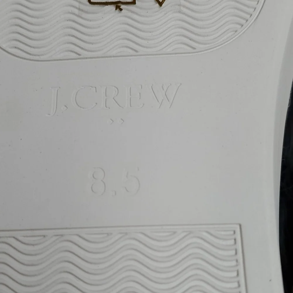 NIB J. Crew Printed Canvas Striped Sneakers